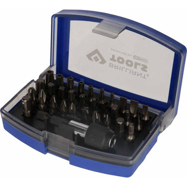 BRILLIANT TOOLS 32-tlg. Schraubendreher-Bitsatz 1/4